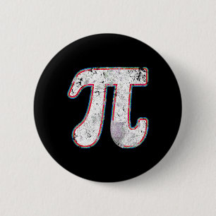 Pi Day 2025 Retro Vintage Math Teacher Women Men K 2 Inch Round Button