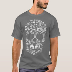 Pi Day 314 Skull Funny Math Nerd T-Shirt