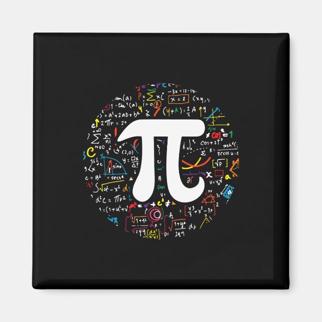 Pi Day 3.14159 Pi Symbol Science And Math Teacher  Magnet (Front)