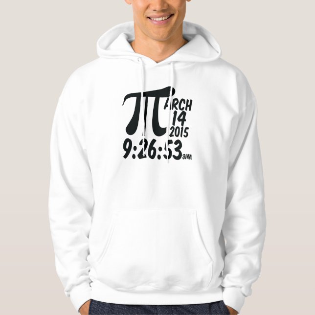Pi Day 3/14/15 Hoodie (Front)