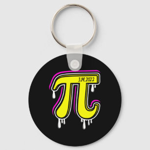 Pi Day 3.14.2025 Bright Keychain