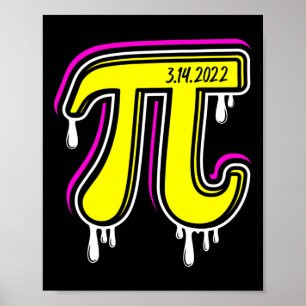 Pi Day 3.14.2025 Bright  Poster