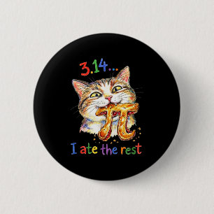 Pi Day 3.14 Funny Pie Menu Poster _ Math Lover Déc 2 Inch Round Button