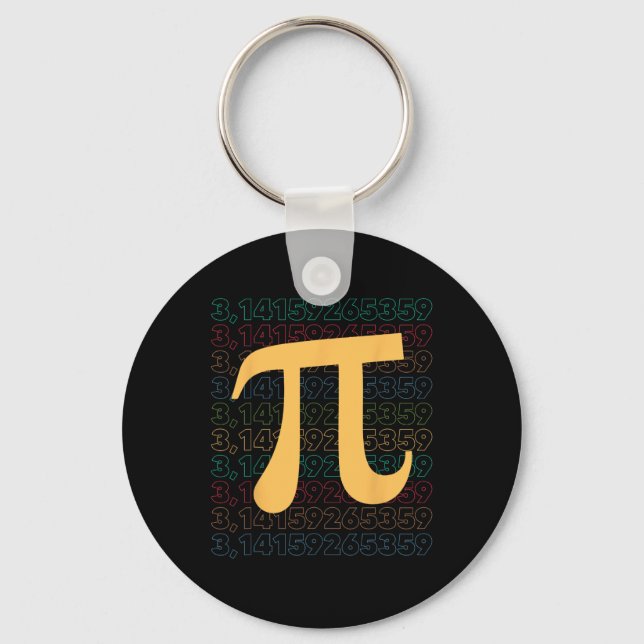 Pi Day 3.14 Math Science Teachers Students Mens Wo Keychain (Front)