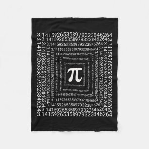 Pi Day 3.14 Math Teacher Kids Boys Girls Pi Day Fleece Blanket