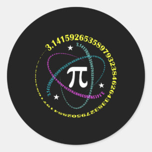 Pi Day 3.14 Pi Day Funny Math Lover Happy Pi Day 1 Classic Round Sticker