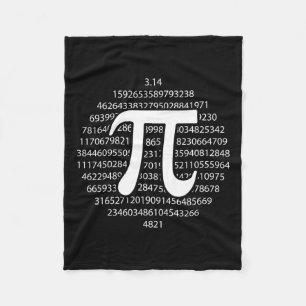 Pi Day 3.14 Pi Day Funny Math Lover Happy Pi Day Fleece Blanket