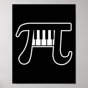 Pi Day 3.14 Piano Funny Pi Day 3.14 Math Poster