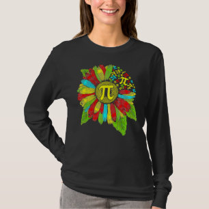 Pi Day 3 14 Sunflower Symbol Math Geek Nerd Teach T-Shirt