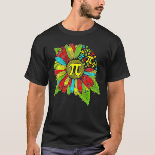 Pi Day 3 14 Sunflower Symbol Math Lovers Geek Nerd T-Shirt