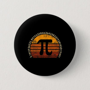 Pi Day 3.14 Symbol Retro Math Teacher Nerd Love Gi 2 Inch Round Button
