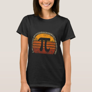 Pi Day 3.14 Symbol Retro Math Teacher Nerd Love Gi T-Shirt