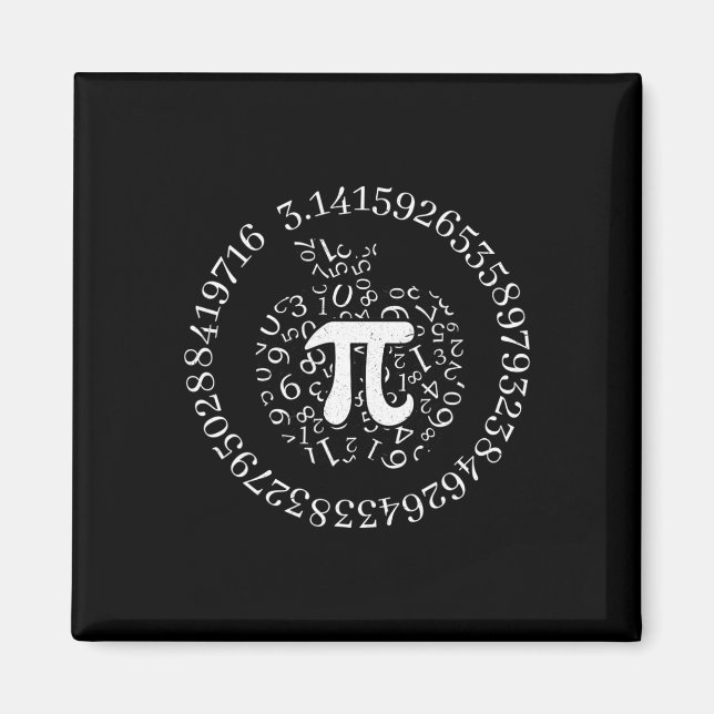 Pi Day Apple Graphic Cute Funny Math Lover Pie Pun Magnet (Front)