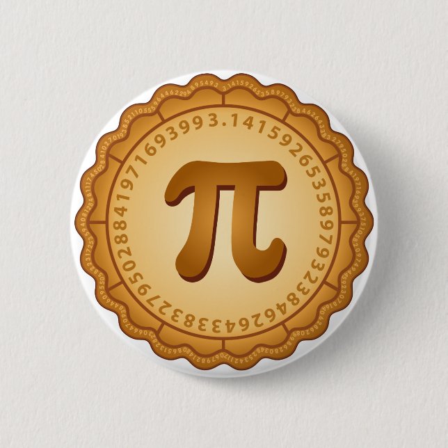 Pi Day, Célébrez les maths ! Badge (Devant)