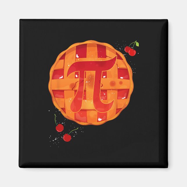 Pi Day Cherry Pie Math Teacher Funny Thanksgiving  Magnet (Front)