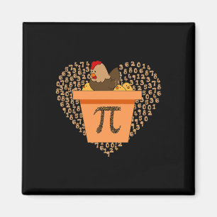 Pi Day Chicken Pot Pi Pie Math 3.14  Magnet