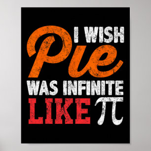 Pi Day Cute Geek Pie On Pi Day Math Love Gift  Poster