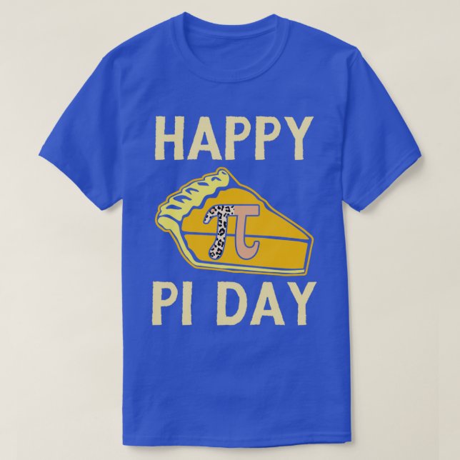 Pi Day Digits of Pi Rainbow Happy Pi Day Mathemati T-Shirt (Design Front)