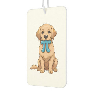 Pi Day Dog With Pi Symbol   Happy Pi Day Air Freshener