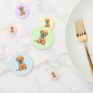 Pi Day Dog With Pi Symbol   Happy Pi Day Confetti