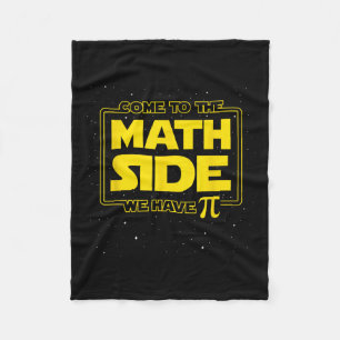 Pi Day Funny - Come To The Math Side We Have Pi Gi Fleece Blanket