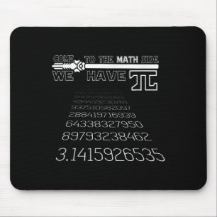 Pi Day Funny Excellent Graphic Quote Print Math Lo Mouse Pad