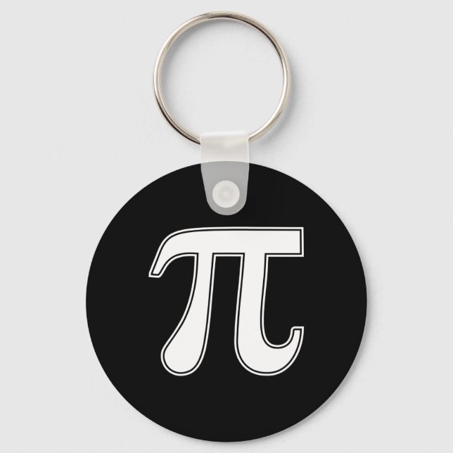 Pi Day Funny Graphic Apparel Pi Symbol  Keychain (Front)