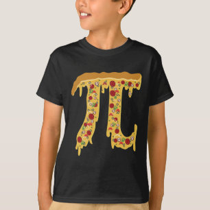Pi Day Funny Nerdy Pizza Pi 3.14 Symbol Math Food  T-Shirt