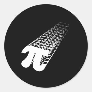 Pi Day Geometry Calculus Trigonometry Study  Classic Round Sticker