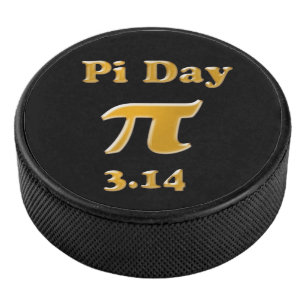 Pi Day Gold en noir