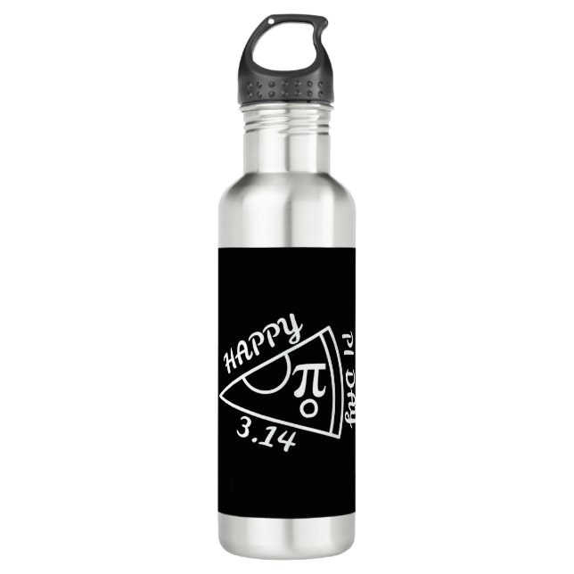 Pi Day Happy Pi Day 710 Ml Water Bottle (Front)