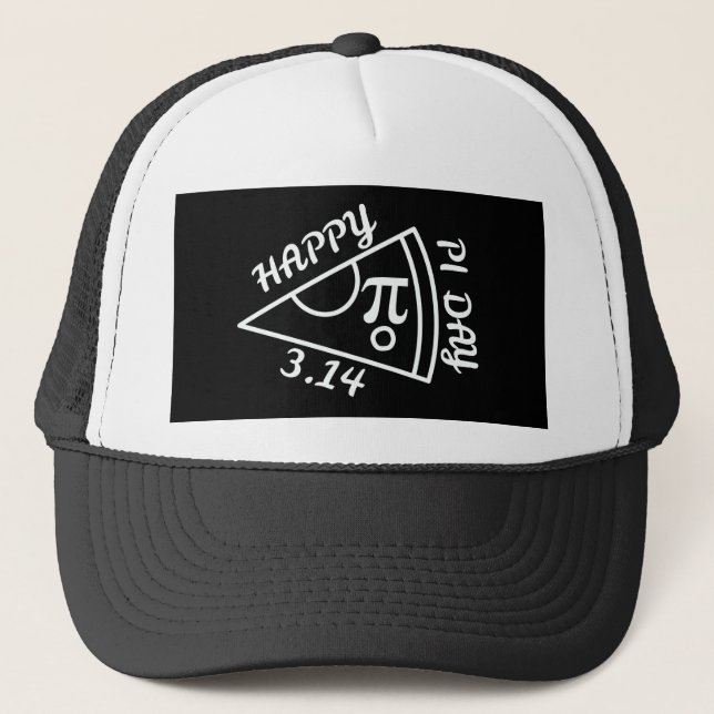 Pi Day Happy Pi Day Trucker Hat (Front)