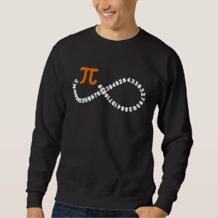 Pi Day Infinity Symbol Math Nerd Geek Infinite Sig Sweatshirt