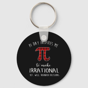 Pi Day Inspires Me To Make Irrational Funny Buffal Keychain