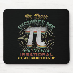 Pi Day Inspires Me To Make Irrational Vintage Sun Mouse Pad