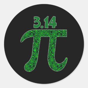 Pi Day Kidney Disease Math Teacher Student Mathema Classic Round Sticker