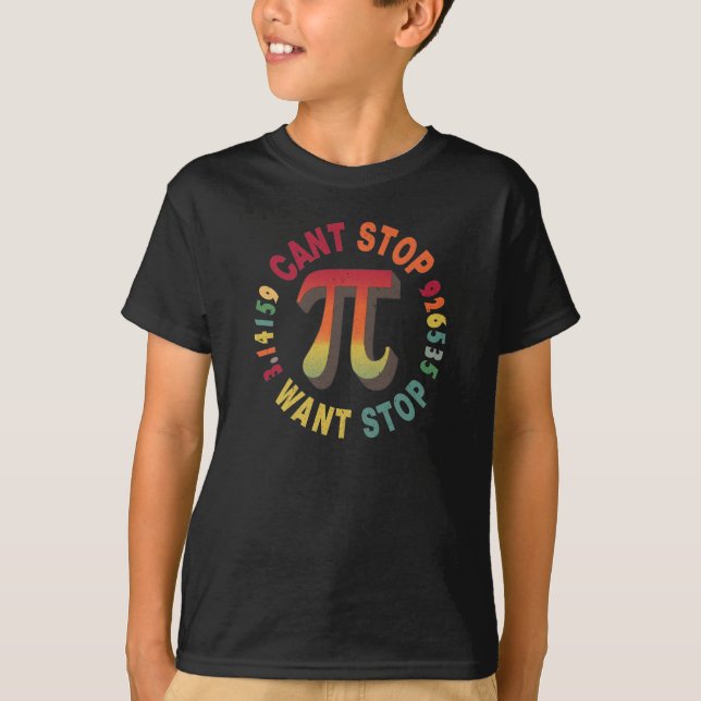 Pi day kids - 3,14 Pi Number Symbol Math Science   T-Shirt (Front)