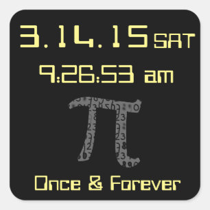 Pi Day March 2015 Custom design Sticker