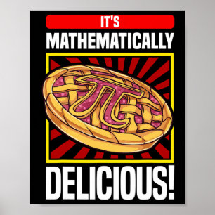 Pi Day Math Lover Apple Pie  Poster