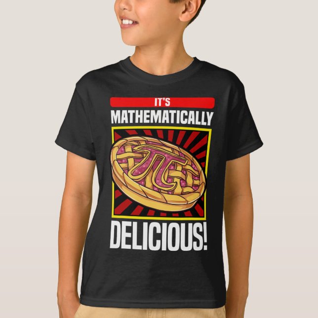 Pi Day Math Lover Apple Pie  T-Shirt (Front)