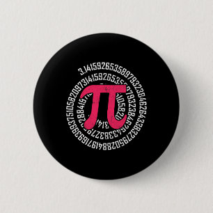Pi Day Math Nerd Geek 3.1415 Irrational Number Pi  2 Inch Round Button