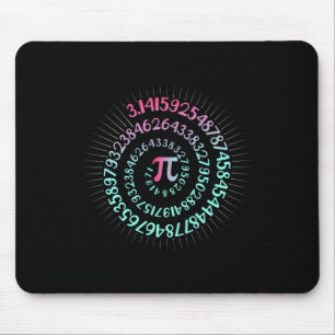 Pi Day Math Nerd Geek 3.1415 Irrational Number Pi  Mouse Pad