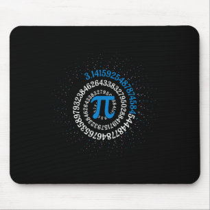 Pi Day Math Nerd Geek 3.1415 Irrational Number Pi  Mouse Pad