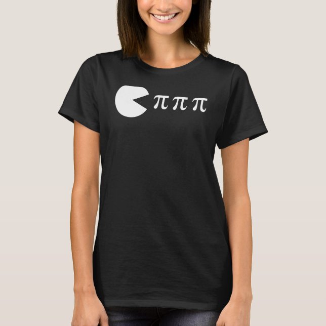 Pi Day Math Science Ate Pi Symbol T-Shirt (Front)