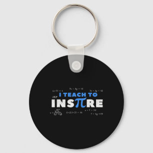 Pi Day Math Teacher I Teach To Inspire Pi 3.14 Gif Keychain