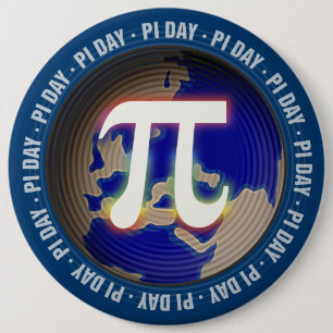 Pi Day on Earth - colossal  Math button
