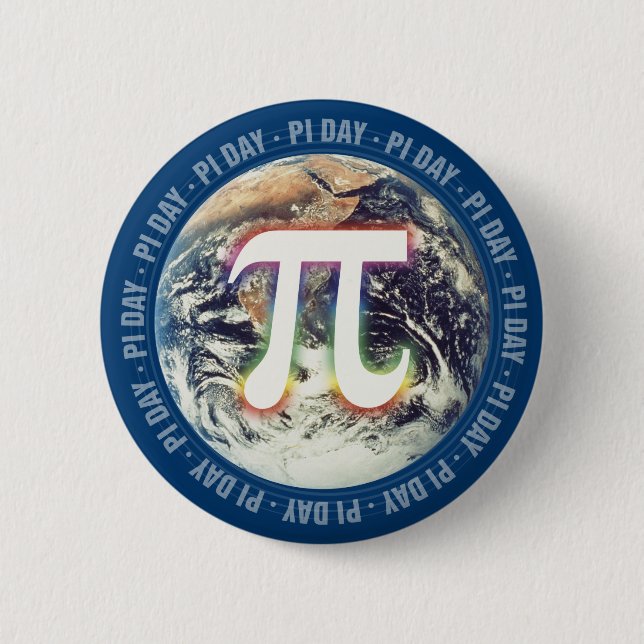 Pi Day on Earth | Math 2 Inch Round Button (Front)