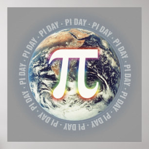 Pi Day on Earth - Math poster