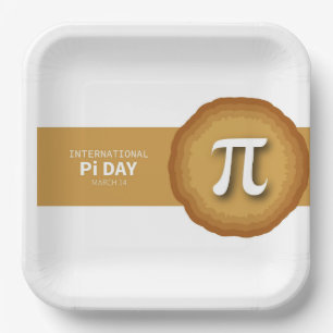 Pi Day Paper Plate