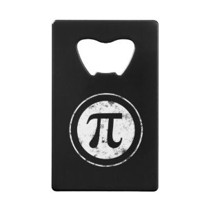 Pi Day Pi Maths Credit Card Bottle Opener
